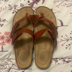 Time & Tru brown sandals Size 10